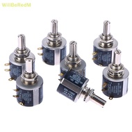 [WillBeRedM] 1pc 534-1-1 Spectorl Precision Coil Wire Wound Potentiometer 534 2w 100R 200R 500R 1K 2