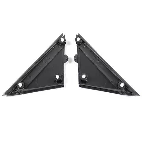 For Fiat 500 2012-2019 Car Rear Mirror Triangle Trim Plate Matte Black LH/RH Door Mirror Flag Cover