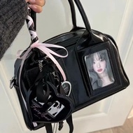 สไตล์Kpopกระเป๋าCrossbodyขนาดเล็กผู้หญิงการออกแบบSensationหมอนรูปไหล่กระเป๋าปริมาณอาหารสามารถวางการ์