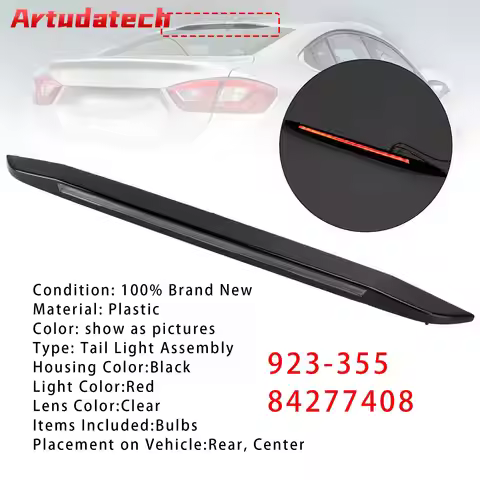 Artudatech Third Brake Light Lamp 923-355 84277408 For Chevrolet Cruze 2017 2018 2019 Car Accessorie