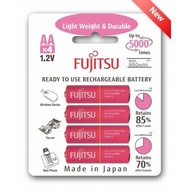 Fujitsu 1000mAh HR-3UTLA Light Weight AA Rechargeable Battery - 2pcs / 4pcs