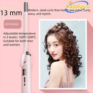 HAPPYUU Hair Curler, Professional 9/13mm Mini Hair Curling Iron,  Small Crimping Iron works within 1