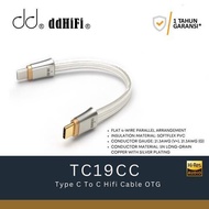DdHiFi DD Hifi TC19CC TC19 CC TC 19 CC Flagship Pure Silver Digital USB Type C to Type C OTG Hifi Ca
