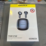 AWEI T68ENC 降噪藍芽耳機/無線耳機/防水防汗/遊戲耳機/wireless gaming earbuds/Bluetooth/headsets/noise reduction