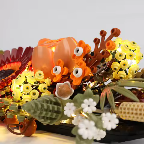LED Light Kit For LEGO Dried Flower 10314 Building Blocks