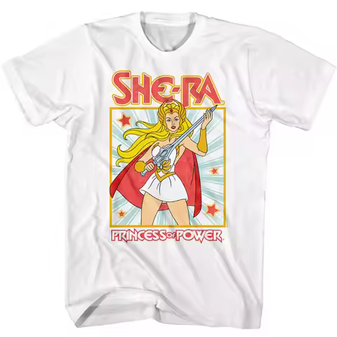 She Ra Star Burst Men'S T Shirt Princess Of Power Masters The Universe Rebel
