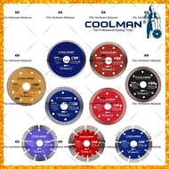 COOLMAN 4" Diamond Blades / Cutting Disc  - C88 , F88 , CT88 , U88 , T88 , V88 , G88 , A88 , S88