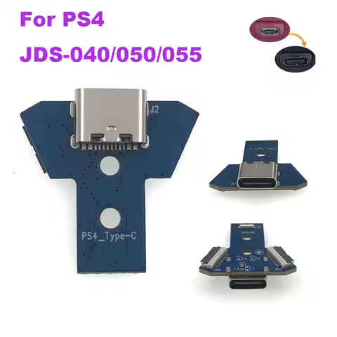 DIY Type-C Charging Port Socket Circuit Board With Cable For PS4 JDS 040 050 055 Original Controller