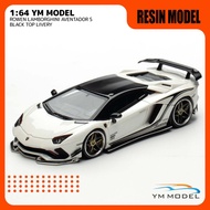 [YM MODEL] [RESIN] YM64-RAVNS-WHI : Rowen Aventador S, White