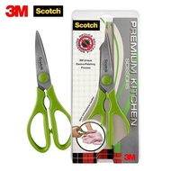 3M Scotch Premium Kitchen Scissors KS-AB Green 8 Inch