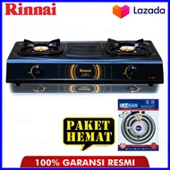 PROMO - RINNAI 522C Kompor 2 Tungku HEMAT GAS - ORIGINAL RINNAI (TERLARIS)