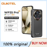 Oukitel WP35 PRO Rugged Smartphone 5G 11000mAh 36GB+512GB 6.6" 2.4K Display Andiron 14 64MP NFC