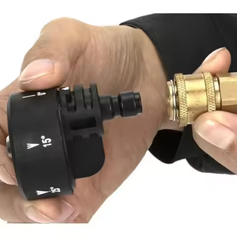 6in1 High Pressure Washer Nozzle 1/4Inch Multifunctional Change-Over Nozzle Quick Connect Efficient 