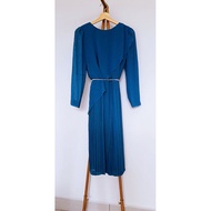 Korean Long Dress Korean Long Sleeve Dress plus Size Dress Muslimah Dress Pregnant Dress Cheap Long 