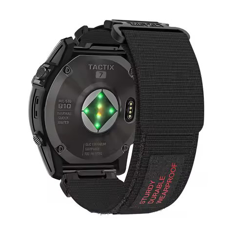 QuickFit 26mm Nylon Velcro Watch Band Strap for Garmin Fenix 8 51mm, Fenix 7X 6X Pro, Epix 2 Pro/Tac