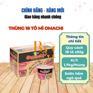 Box of 18 Bowls of Nutritious Noodles Omachi Potatoes Stewed Ribs with Five Fruits 96gr