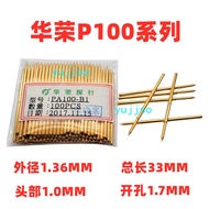 Huarong Probe PA100-B1 A2 E H F D G J LM3 Q1 Q2 Test Pin 1.36 Thimble
