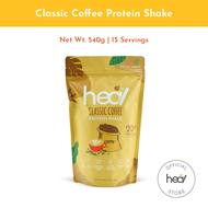 Heal Classic Coffee Protein Shake Powder - Dairy Whey Protein (15 servings) HALAL - Meal Replacement Whey Protein