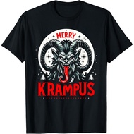 New Fashion Funny Krampus Merry Krampus Ugly Christmas T-Shirt