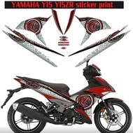 For YAMAHA Y15 Y15ZR Sticker Motorcycle Modification Accessories Decoration Waterproof Printing Stic