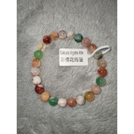 Crystal Bracelet Sakura Agate