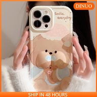 Bear Nightcap Dog Phone Case Suitable for iphone15/14promax/13/12/11/XR/XS/X/XSMAX-DINUO