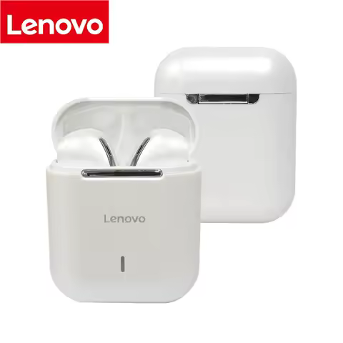 Lenovo Wireless 9D Noise Reduction Earphone Bluetooth Headset Gaming Headset with Microphone TWS Ear