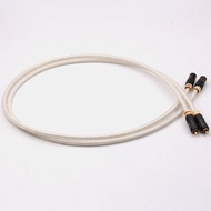 High Quality A26 Signature OFC QED 5N OCC Silver-Plated hifi audio Interconnect Cable with WBT-0144 