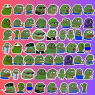 SG LOCAL STOCK [SHIPOUT 24 HR] 59Pcs/Set  Locals Pepe the frog  Stickers | DIY Fashion Waterproof Do