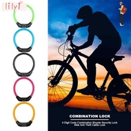 LILY Bike Lock Bike Accessories Cable Chain Cycle Security Padlock