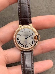 ‼️十分搶手‼️ Cartier卡地亞  新款藍氣球WJBB0033  全玫瑰金原鑲鑽  33mm  自動機械