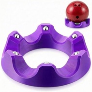 Enhon Bowling Basics Accessories Kit, Bowling Rotating Ball Cup Display Stand with Bearing Spinner H