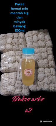 paket mie ayam mentahmie gacoan 1kgisi 12 porsidan minyak bawang 100 ml