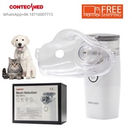 ContecMed rechargeable Mesh nebulizer Asprators Low Noise Veterinary Use 2 Masks NE-M01L Free warranty