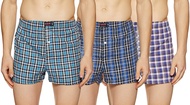 กางเกงบ๊อกเซอร์ ผ้าทอลาย LUX Premiums Woven Boxer ผ้าคอตต้อน/โพลี คละสี คละลาย คุณภาพเกิน100 (จำนวน