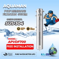 AQUAMAN APVDF500 / APVDF700 OUTDOOR WASHABLE WATER FILTER PVDF UF MEMBRANE + FREE INSTALLATION SERVI