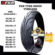 NEW TAYAR FKR RS900 60/80-17 70/90-17 80/90-17 90/80-17100/80-17 120/70-17 130/70-17 150/60-17 TUBELESS TYRE