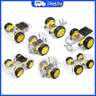 DIY Avoidance Tracking Motor Smart Robot Car Chassis Kit 2WD 4WD Module For R3