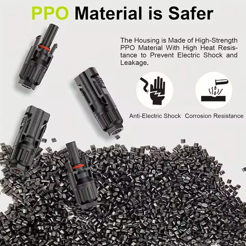 100/60/50/30/18 Pairs Solar Connectors PV Plugs 1000V 30A Solar Panel Connector Kit Available for PV