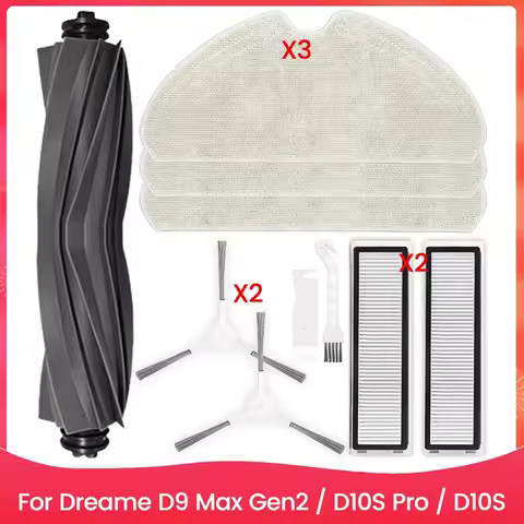 ABFU-Replacement Kit Accessories For Dreame D9 Max Gen2 / D10S Pro / D10S Robot Vacuum Cleaner Parts