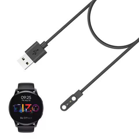 Smartwatch Dock Charger Adapter USB Charging Cable for Realme TechLife DIZO Watch R Smart Watch Powe