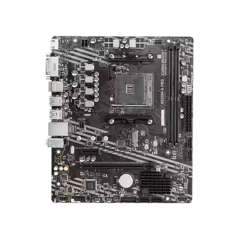 MSI A520M-A PRO Motherboard A520M Socket AM4 2x DDR4 64GB M.2 Micro-ATX support Ryzen 5700X 5600G 53