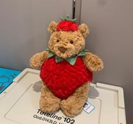 Jellycat草莓熊/茄子熊