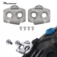 [Phenovo] 2Pcs Cycling Shoes Cleats,Mountain Bike Pedal Cleats Mount Hardware Replaces