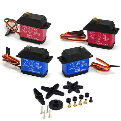 1X Waterproof Servo 20Kg 25Kg 30Kg 35Kg 40Kg High Speed servo Metal Gear Digital Servo RC Baja Servo