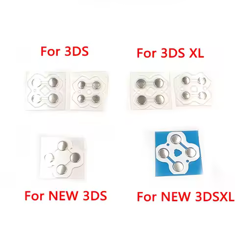 1-20Set For 3DS 3DS XL LL For New 3DS New 3DS XL LL Metal Conductive Film D-Pad Cross Key ABXY Butto