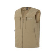 MONTBELL Outdoor V-Neck Men's Sports Vest - Tan