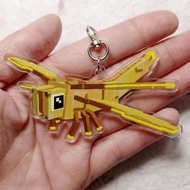 GANTUNGAN Golden Dragonfly Keychain Grow A Garden 2 GAG KeychainKeychain Grow A Garden 2 Dragonfly P