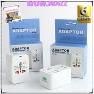 🔥WOW.MALL🔥Travel Adapter Global Pass Multi-Function Universal Socket Convers Head Europe Japan (Type