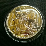 2003不列顛女神銀幣1盎司~重32.5公克，不列顛亞尼銀幣，英國銀幣，銀幣，紀念幣，錢幣，幣~2003不列顛女神銀幣一盎司